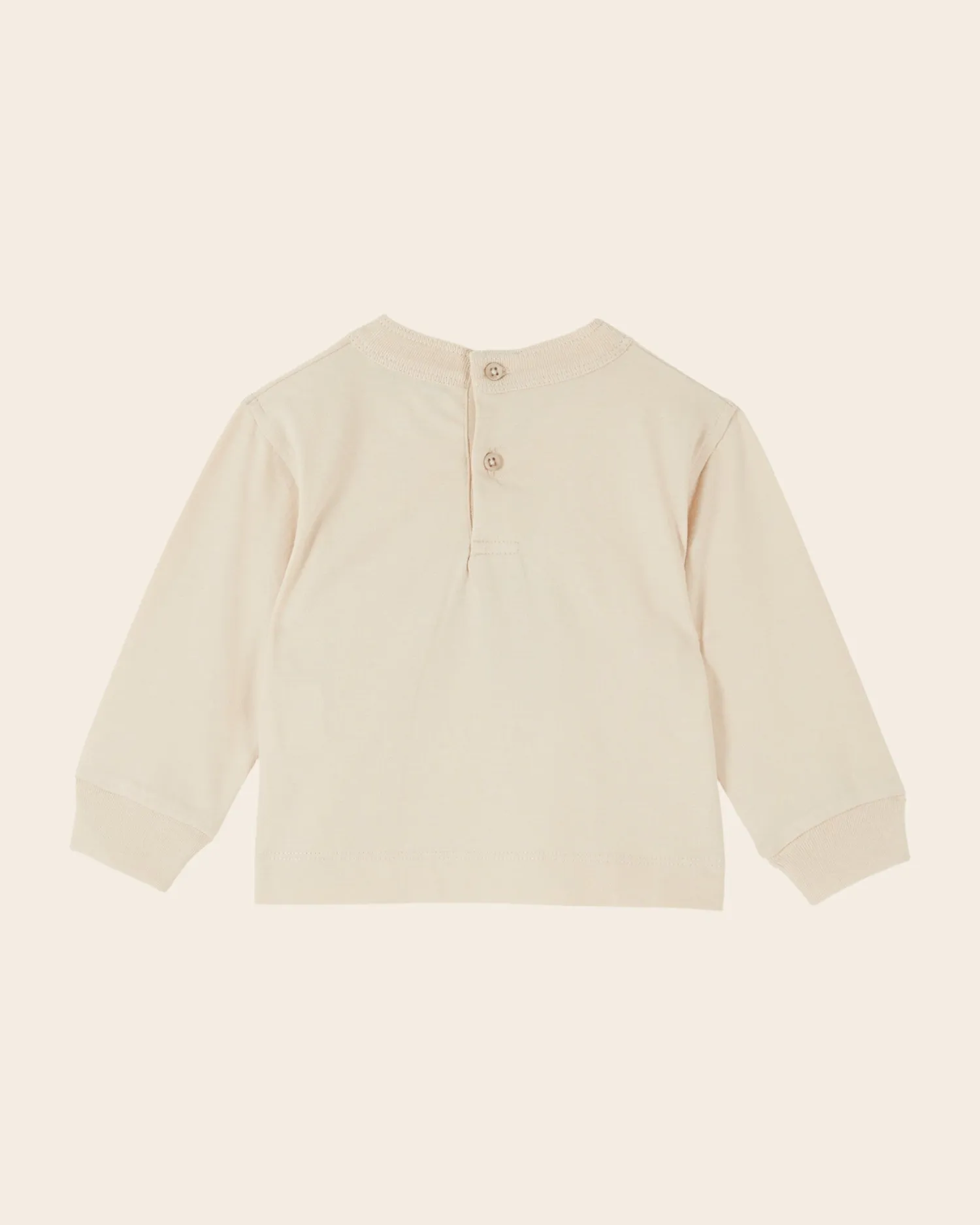 Emile et Ida Farine bluse beige hund bomuld