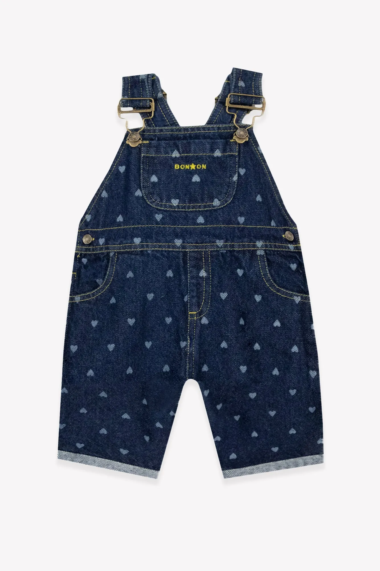 Bonton Puzzle smækbukser Denim Cœur hjerter