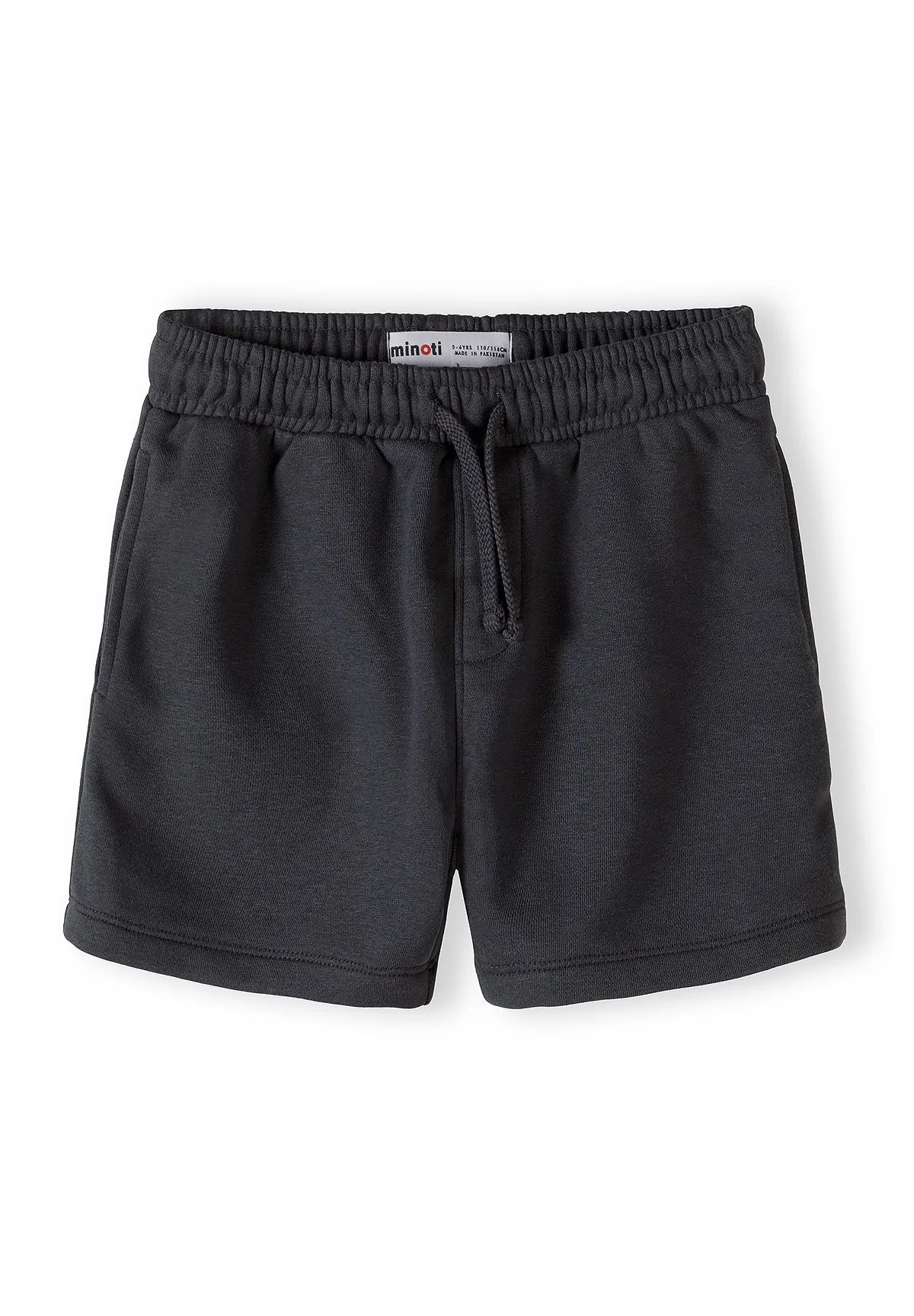 Minoti 42598 sæt grå t-shirt shorts bomuld