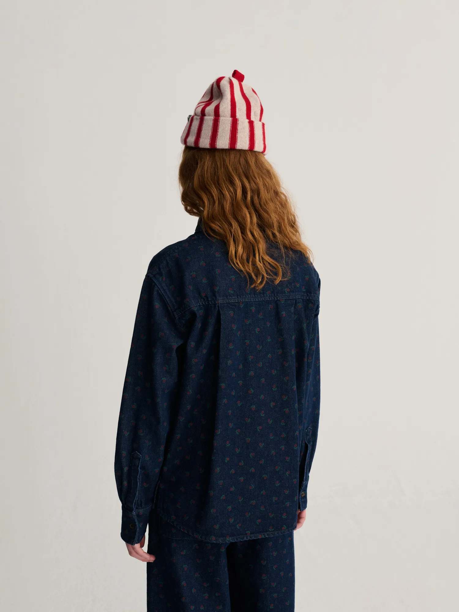 Bobo Choses Swamp Whirl denimskjorte navy XS