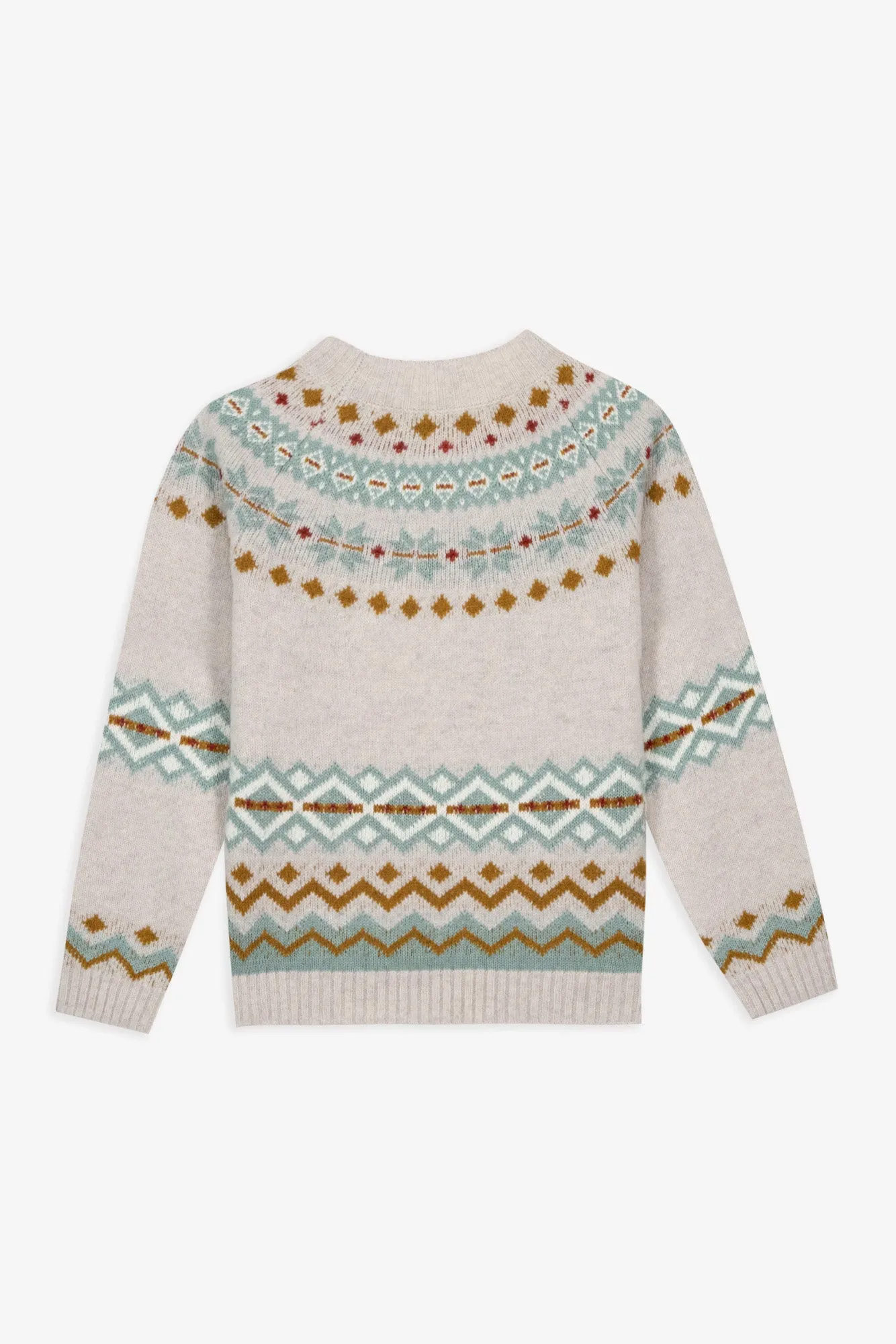 Bonton Milton Scone pullover 2A jacquard uld