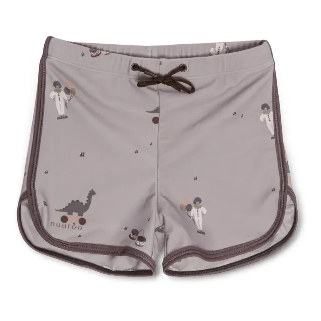 nuuroo Marti badebukser Music Dino UV 50+ genanvendt polyester