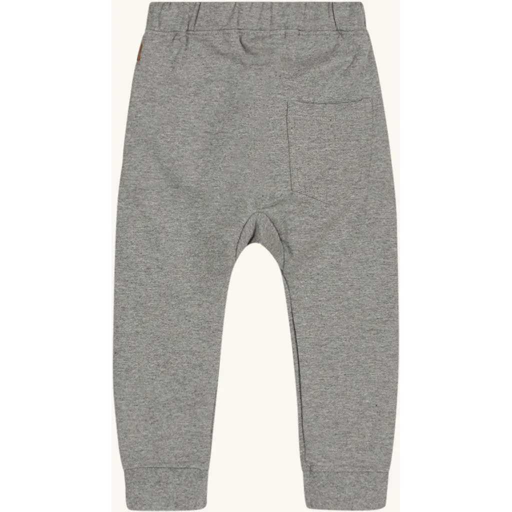 Hust & Claire HCGeorg Solid joggingbukser Grey Melange GOTS