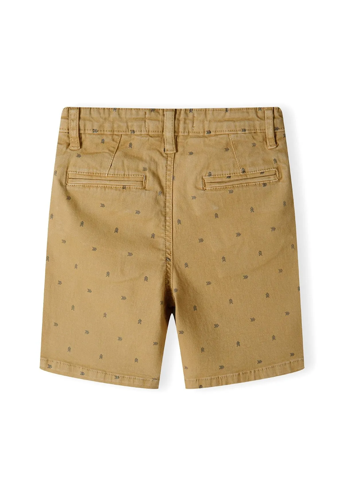Minoti 40422 chinos shorts sand med print