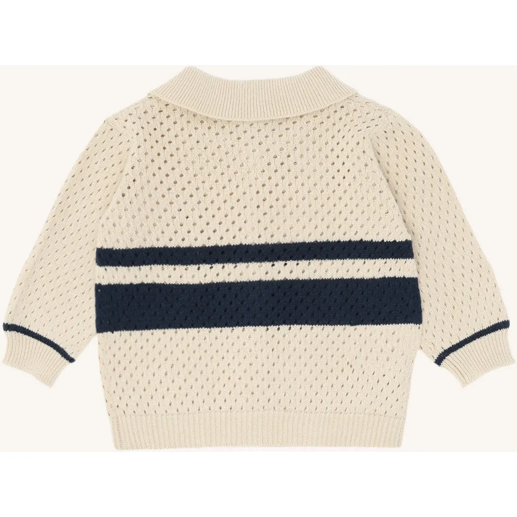 Hust & Claire Charli cardigan Sandshell øko bomuld