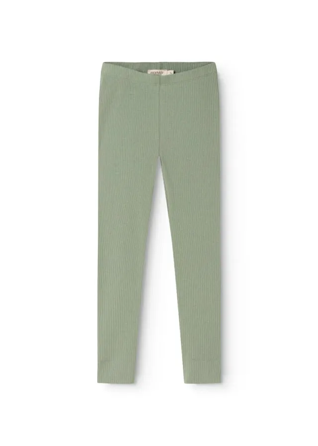 MarMar Leg leggings Frosted Green modal økologisk