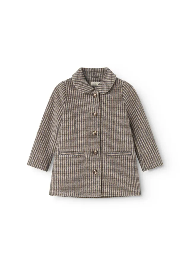 MarMar Copenhagen Olive Jacket uldjakke Heritage Check tern