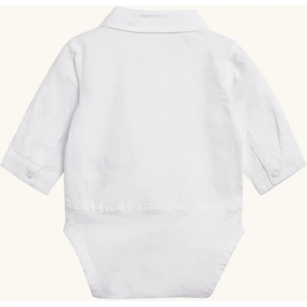 Hust & Claire Birger Solid body hvid bomuld
