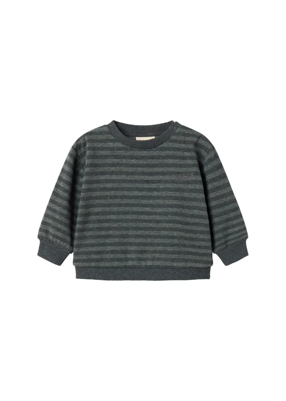 MarMar Tammas B bluse Forest Stripe Mel. sweat