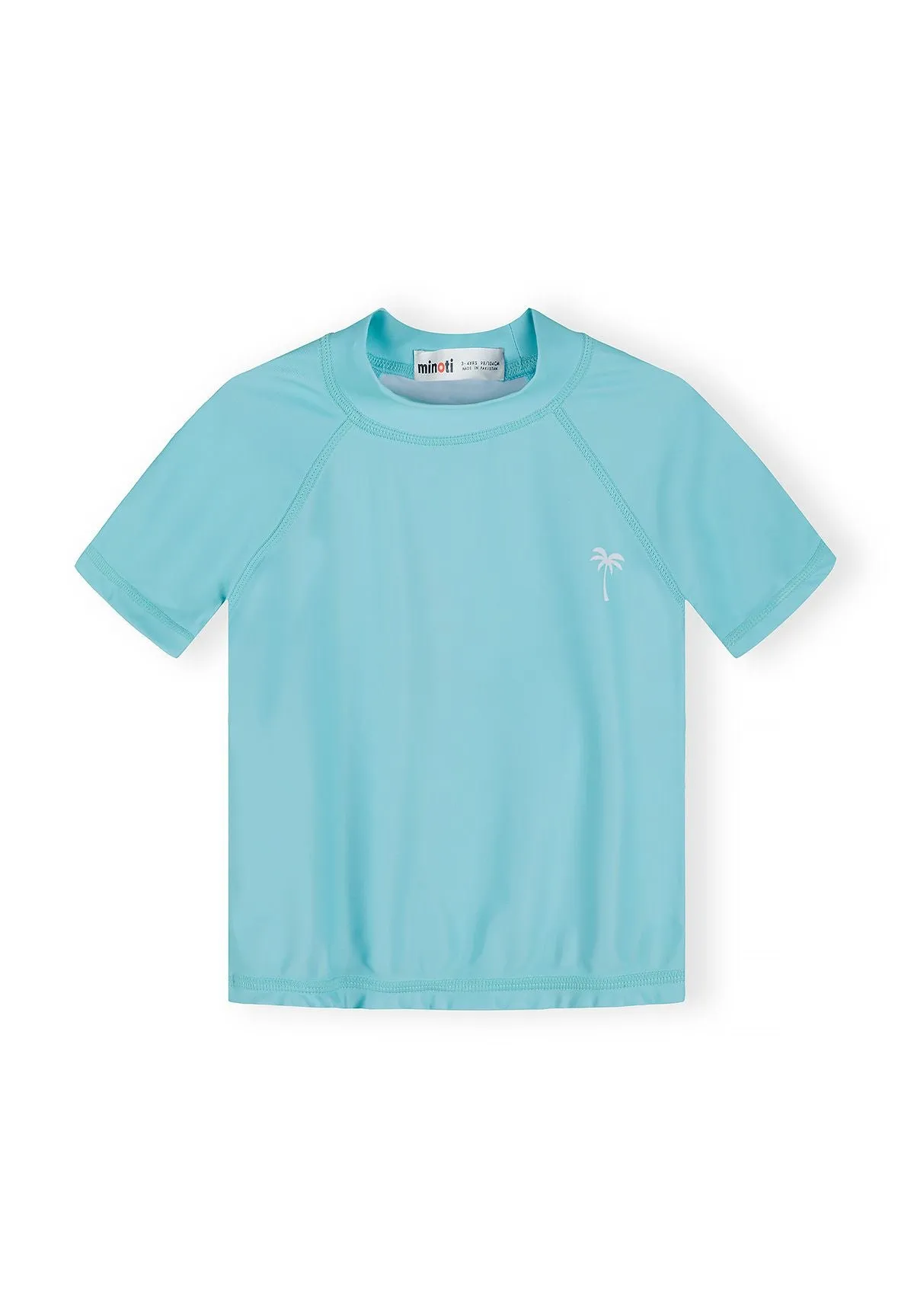 Minoti 44492 badeshirts til piger 2-pak blå batik