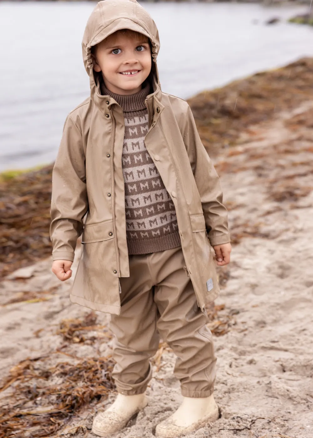 MarMar October Jacket regnjakke Sepia Brown vandtæt