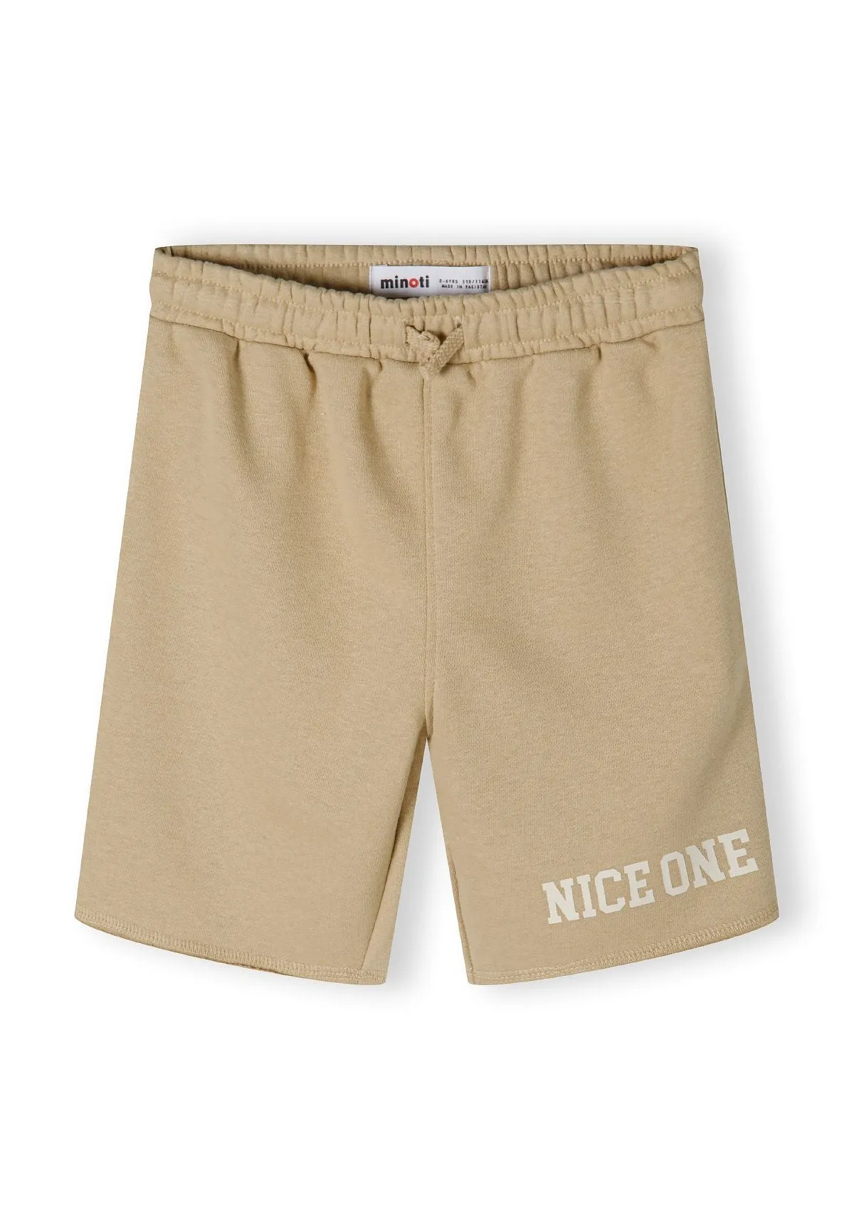 Minoti 42516 sæt t-shirt shorts sand bomuld