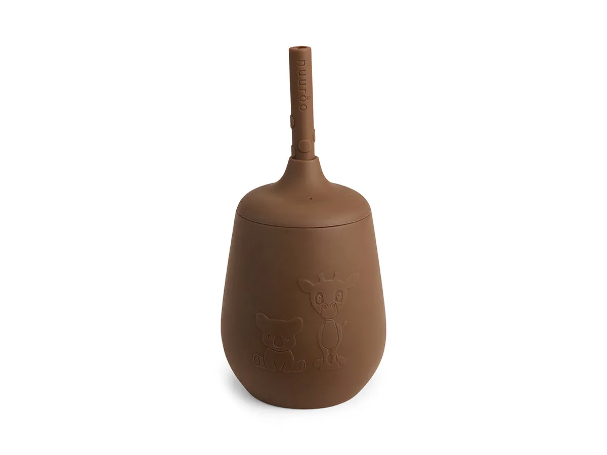 nuuroo Adita silikone kop Acorn med sugerør 230 ml