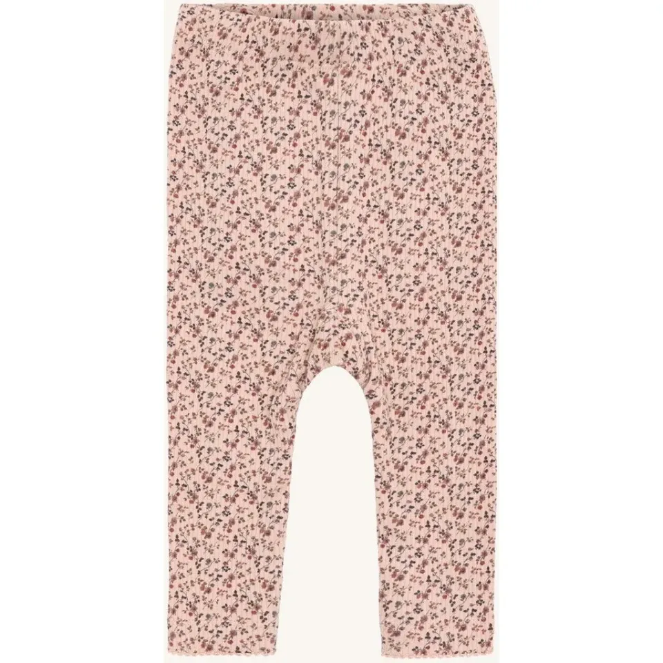 Hust & Claire Lærke leggings Rugby Tan blomster