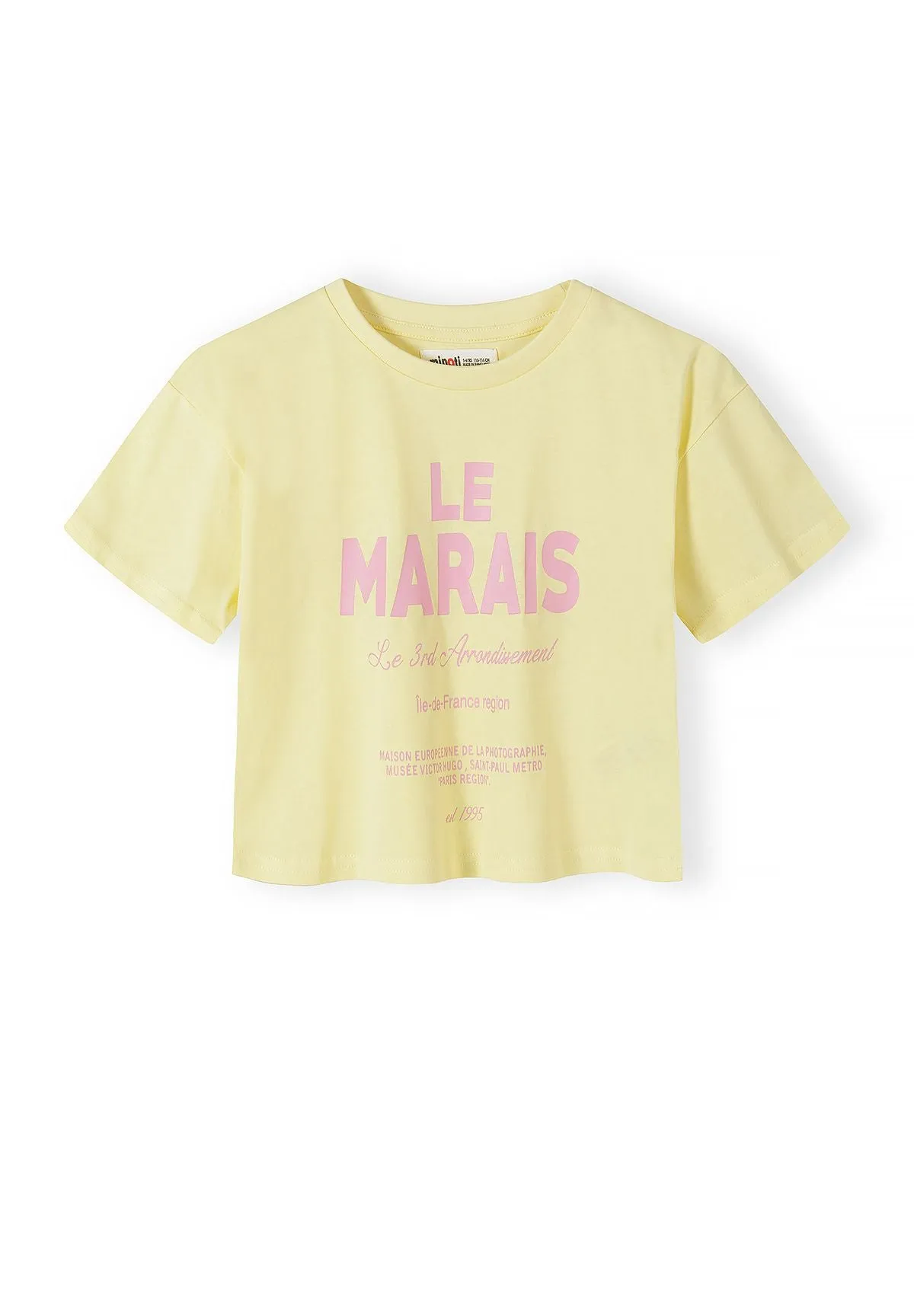 Minoti 44832 cropped t-shirts til piger 5-pak bomuld