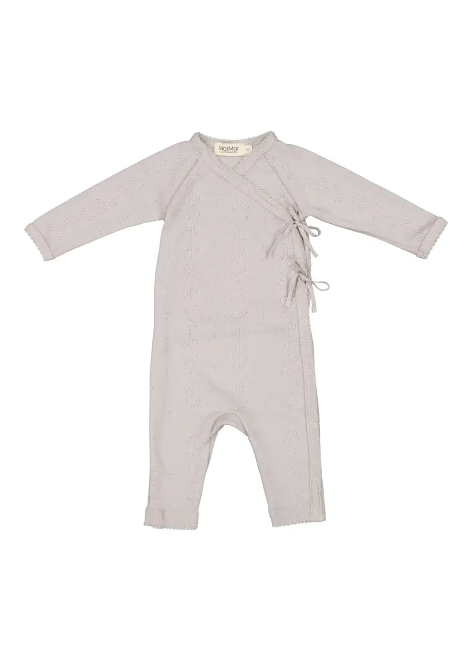 MarMar Rula heldragt Soft Dove uld pointelle