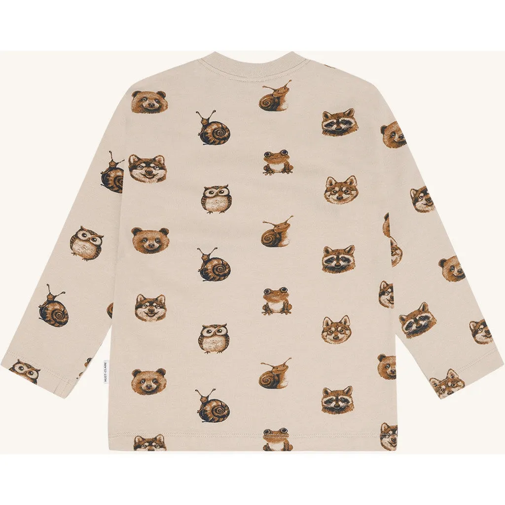 Hust & Claire HCAnton Forest Heads bluse French Oak