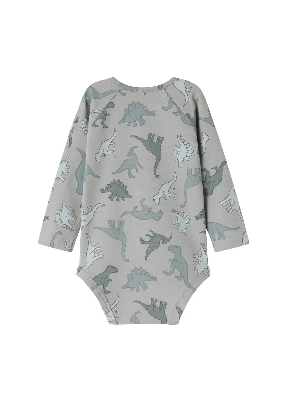 MarMar Bo bodystocking Dino Jungle økologisk bomuld