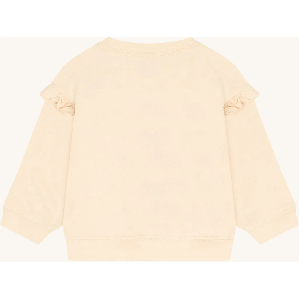 Hust & Claire HCSara sweatshirt Vanilla blomster