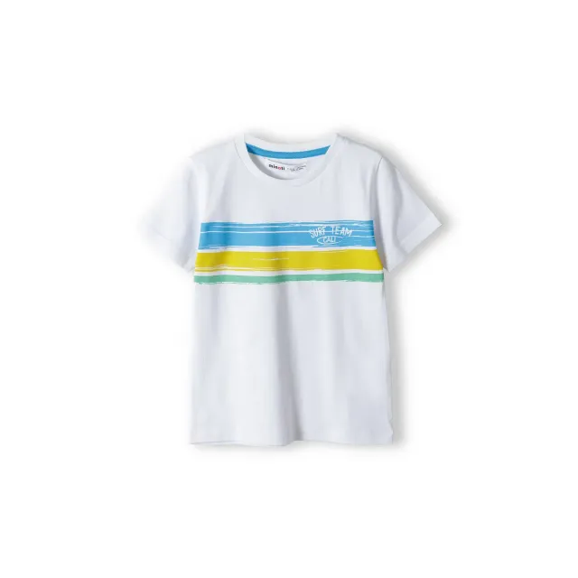 Minoti 38413 T-shirt hvid surf bomuld