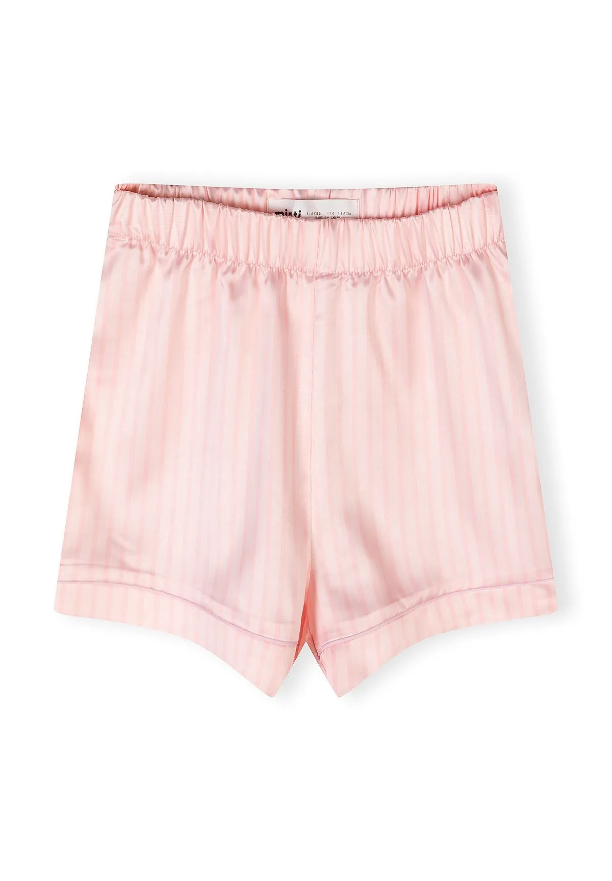 Minoti satin pyjamas rosa stribet polyester