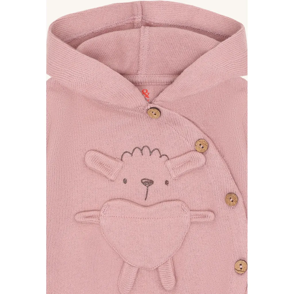 Hust & Claire HCCookie Sheep cardigan Heather økologisk