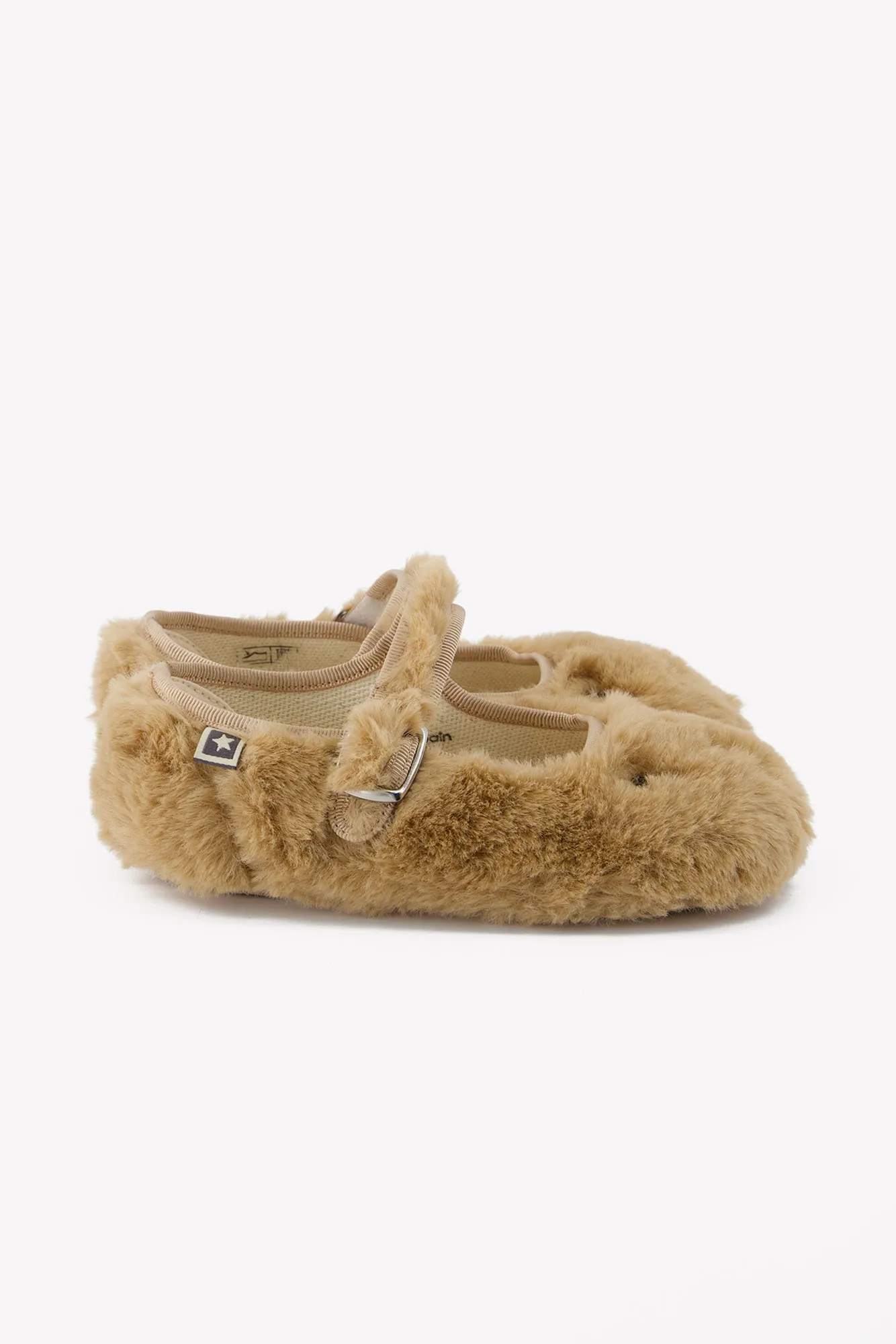 Bonton Mia beige corgi sutsko med plysrem