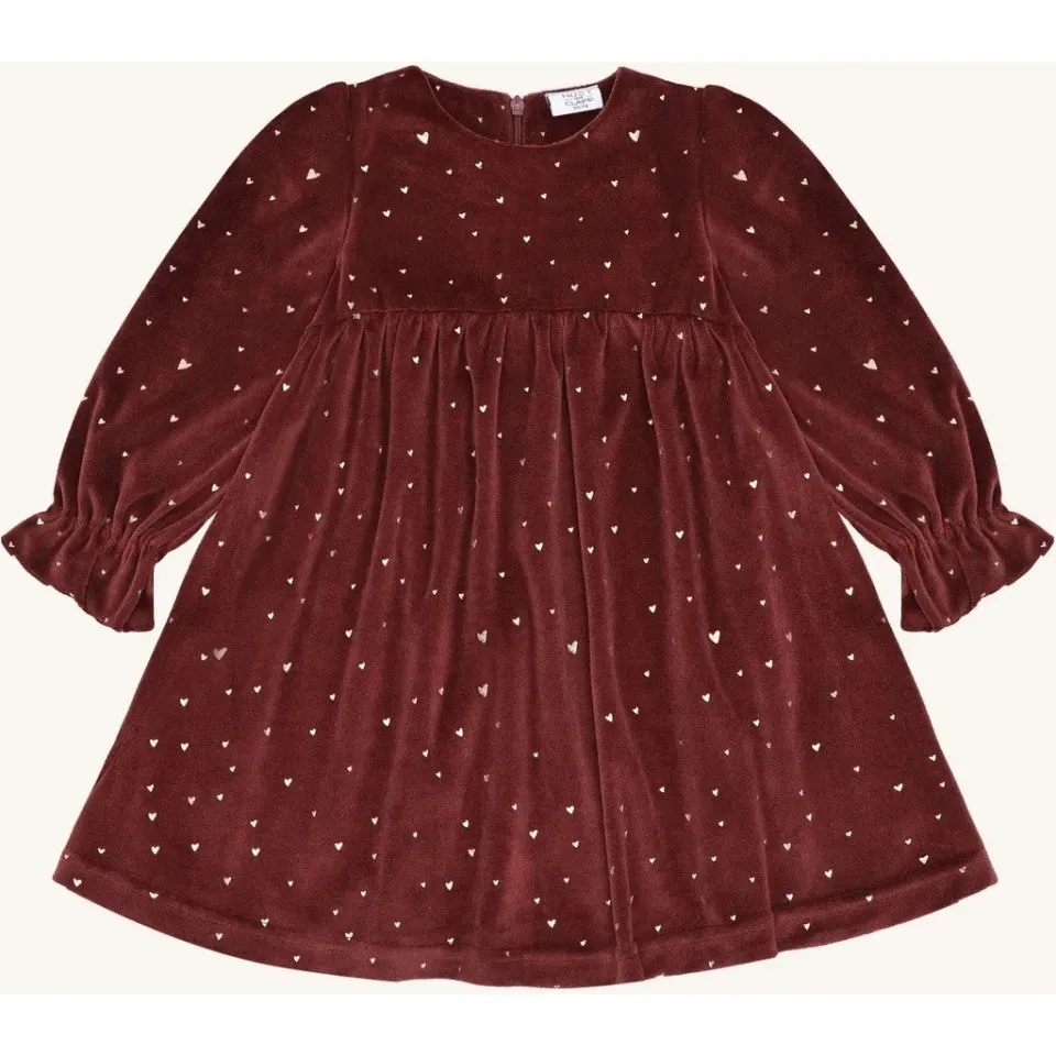 Hust & Claire HCDonna kjole New Maroon polyester