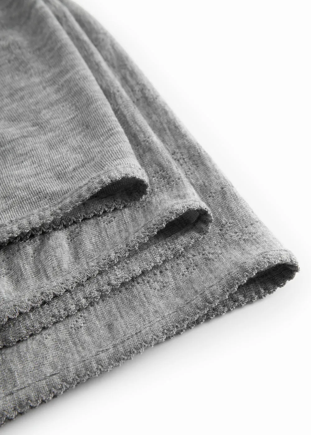 MarMar Copenhagen Alida uld babytæppe Grey Melange