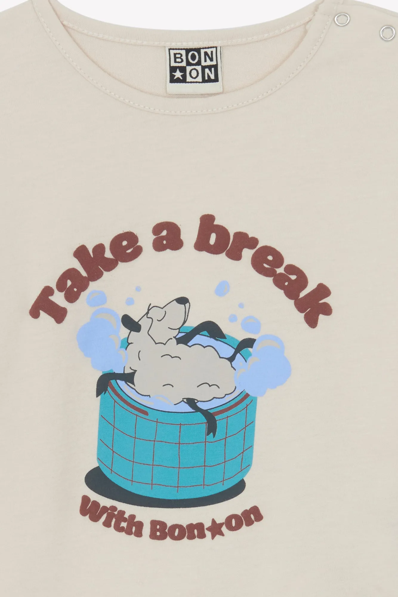 Bonton Taxi Break t-shirt langærmet mouton