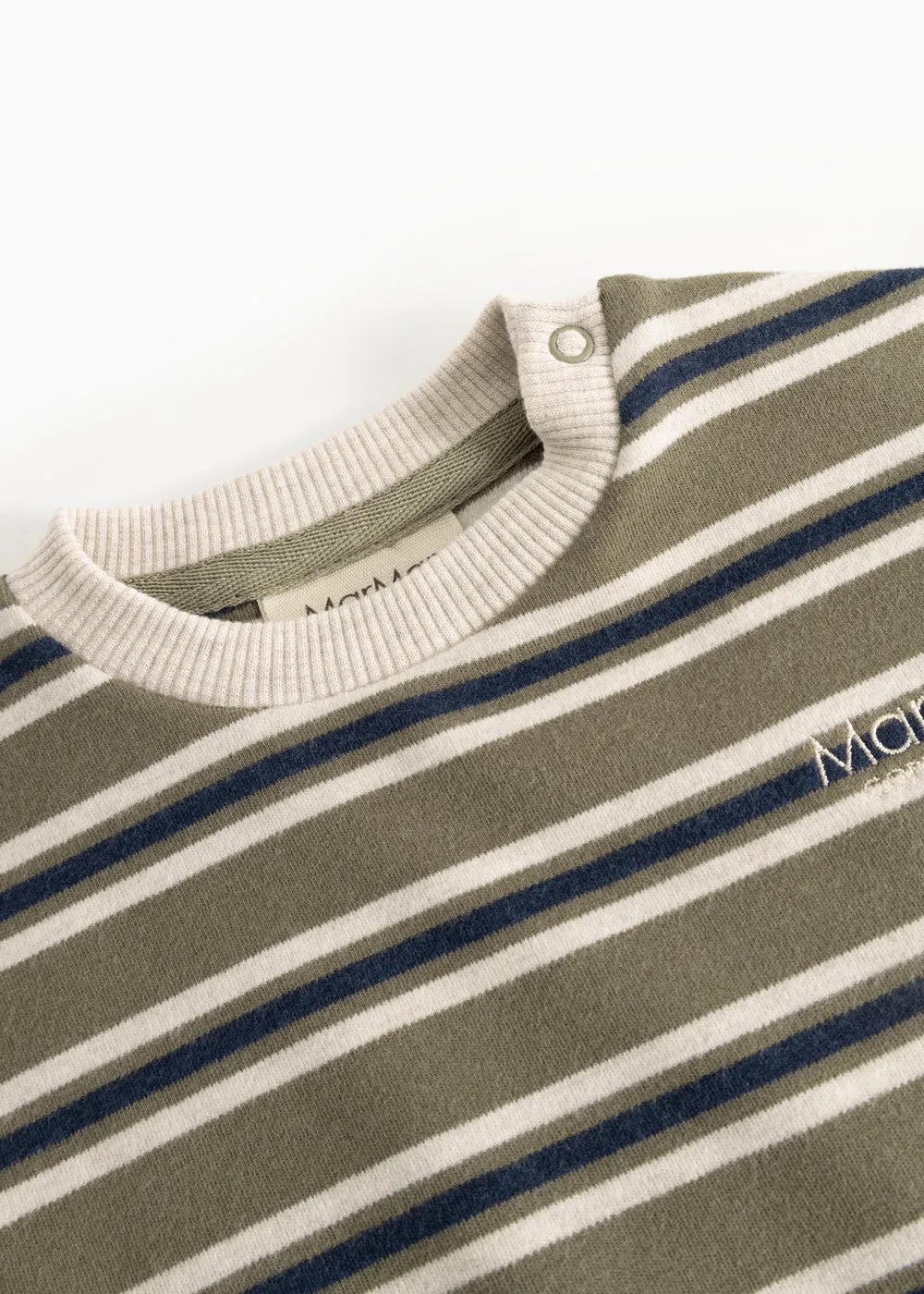 MarMar Tammas B bluse Seaweed Stripe modal sweat
