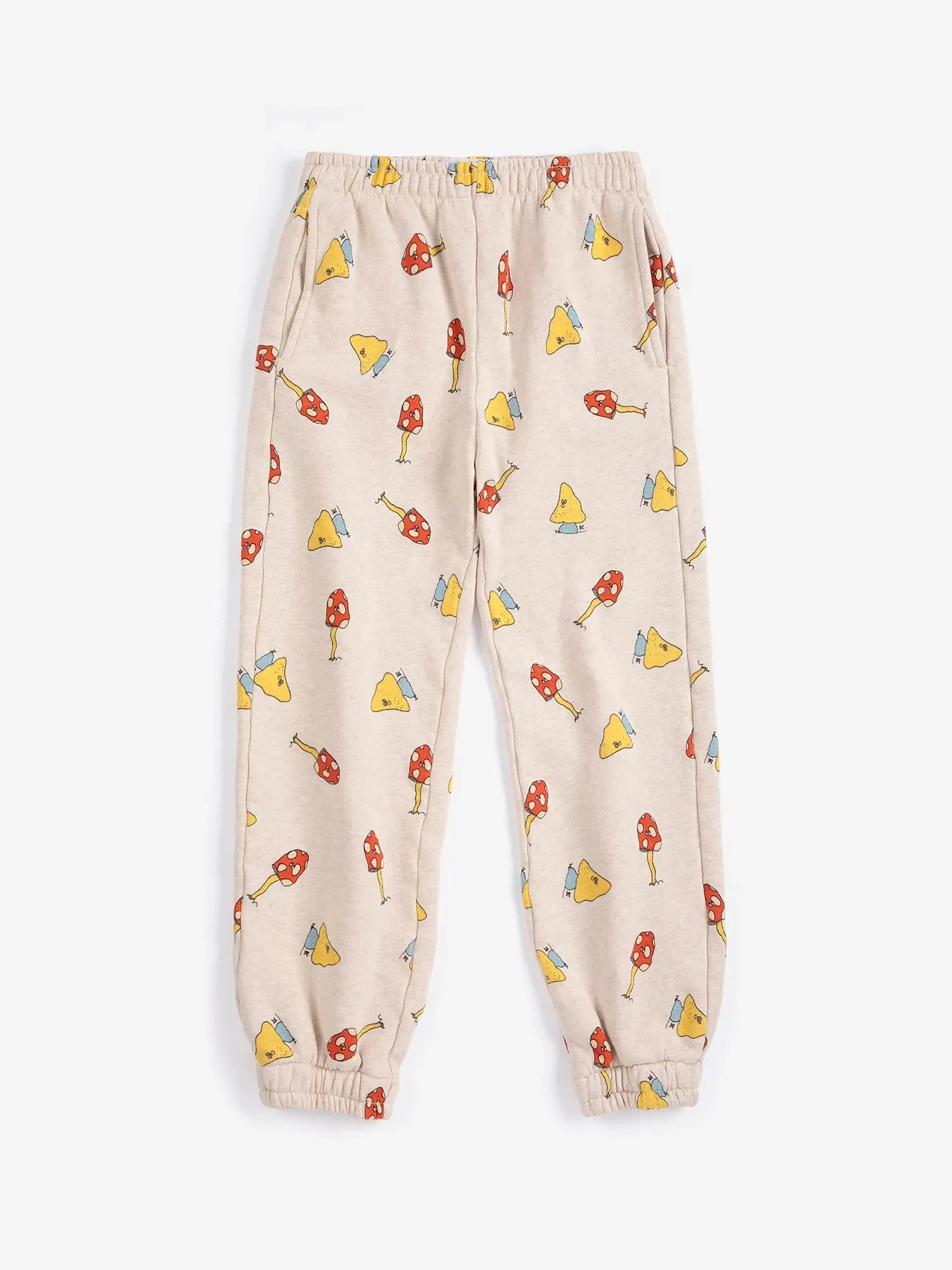 Bobo Choses Mush Monster Duo joggingbukser 2-3Y offwhite