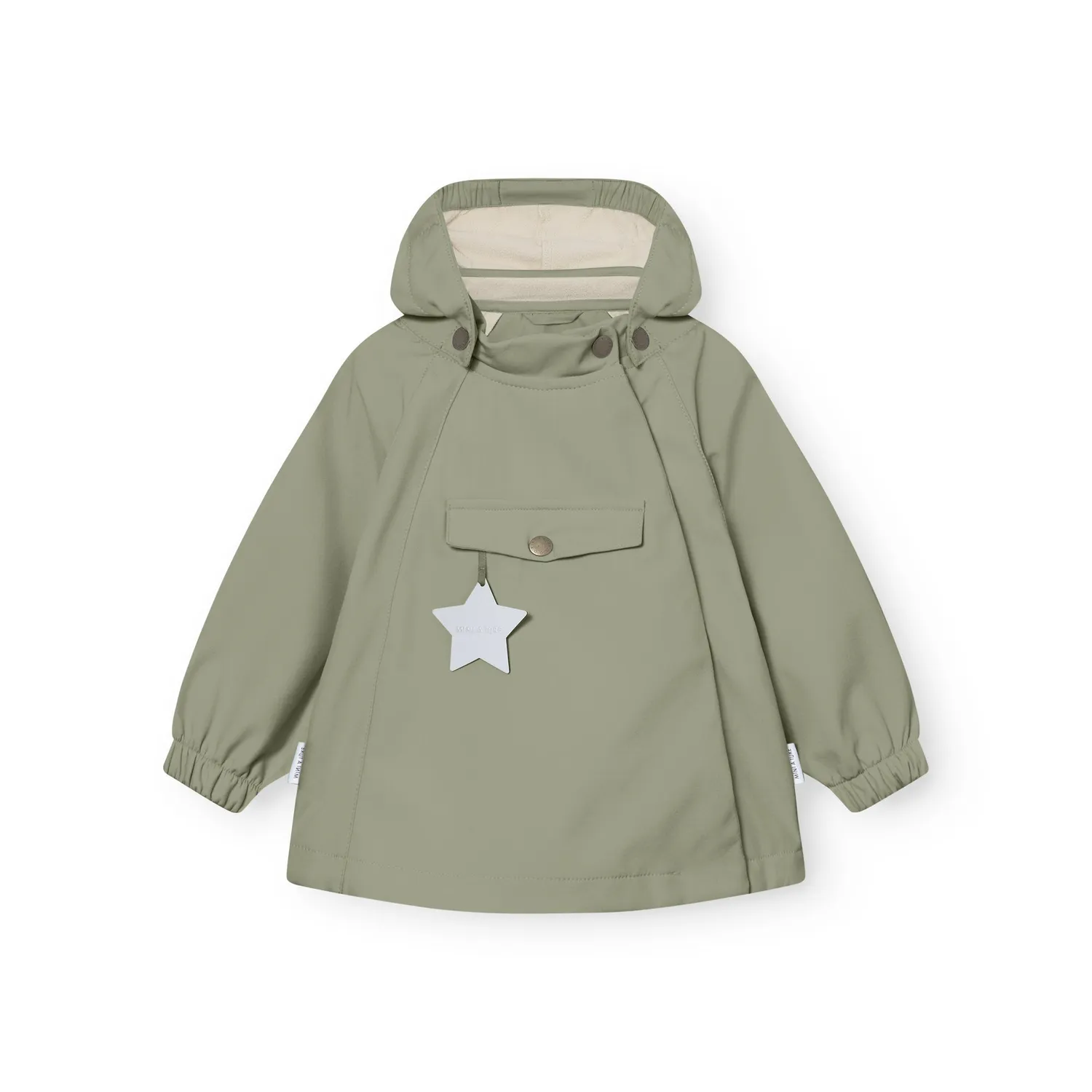 MINI A TURE Matwai softshell jakke Frosted mint vindtæt