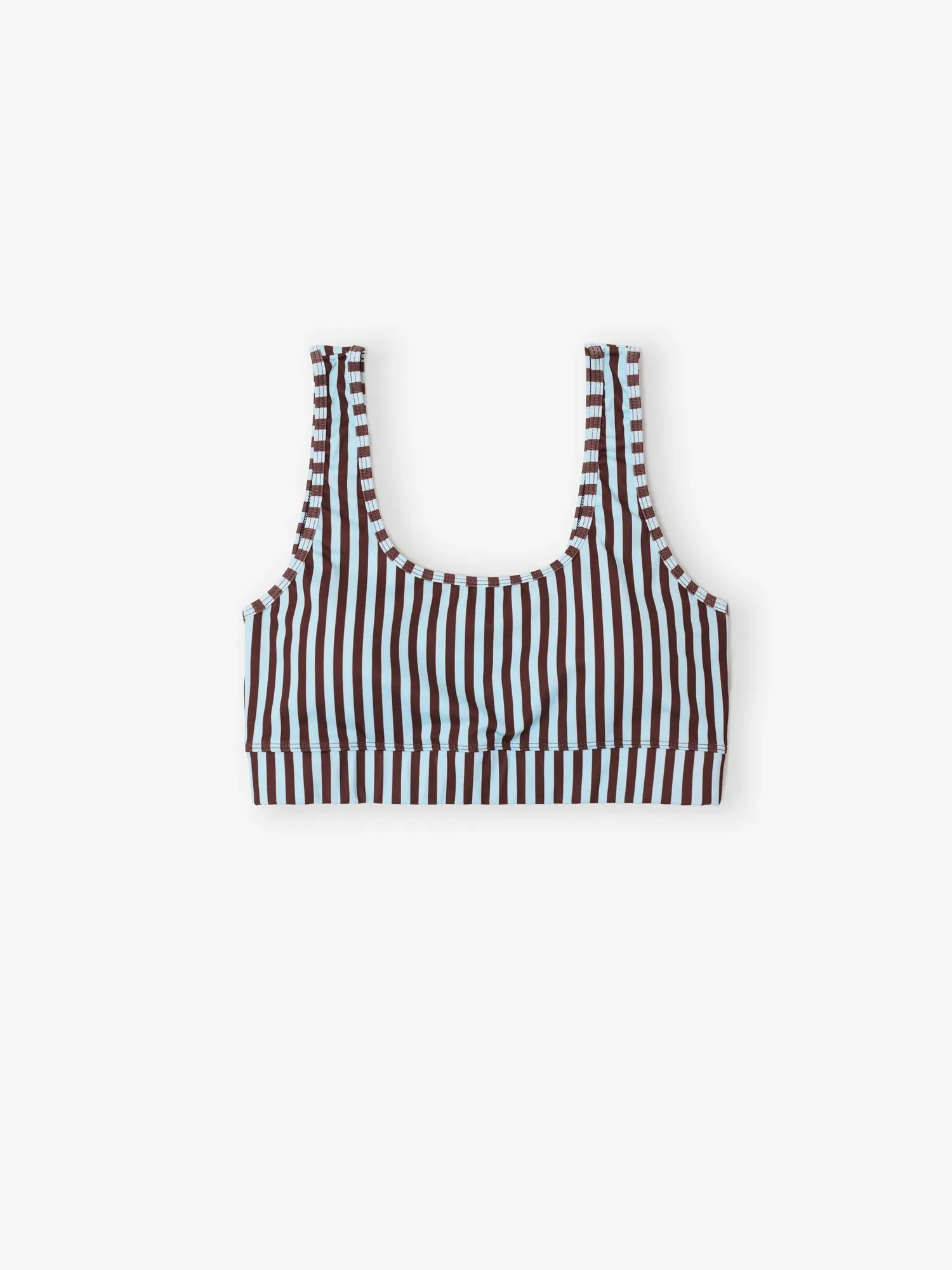 Bobo Choses Striped sporty top t-shirt lyseblå XS