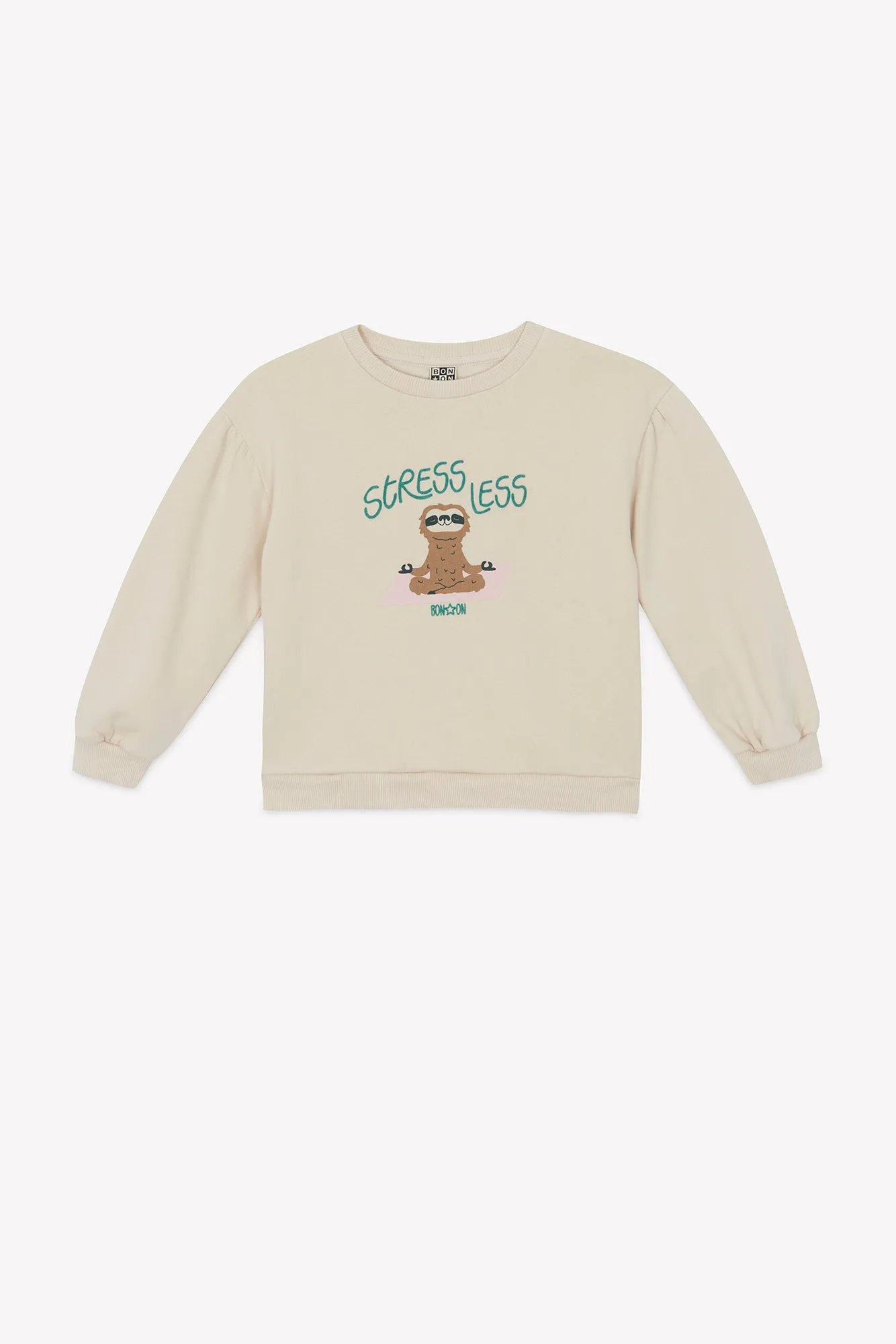 Bonton Lys Stress Less sweatshirt bomuld 2-14 år