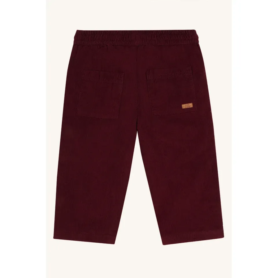 Hust & Claire HCTrevor Corduroy bukser Red Chocolate
