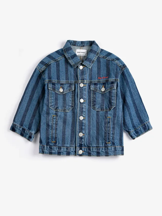 Bobo Choses sb126ac122 denimjakke stribet børn