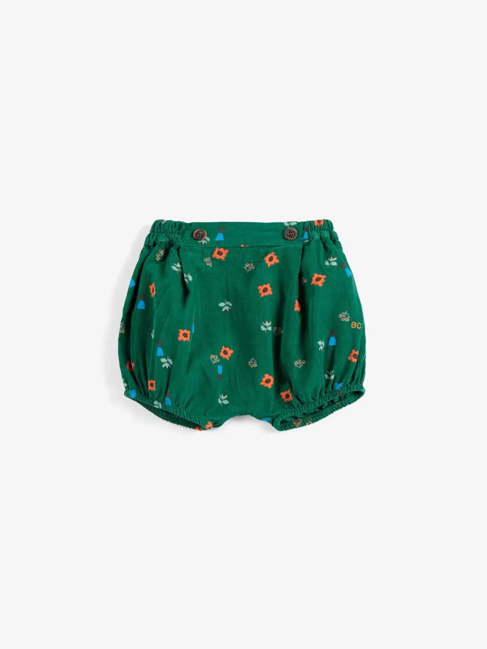 Bobo Choses Blossom bloomer shorts mørkegrøn 3M