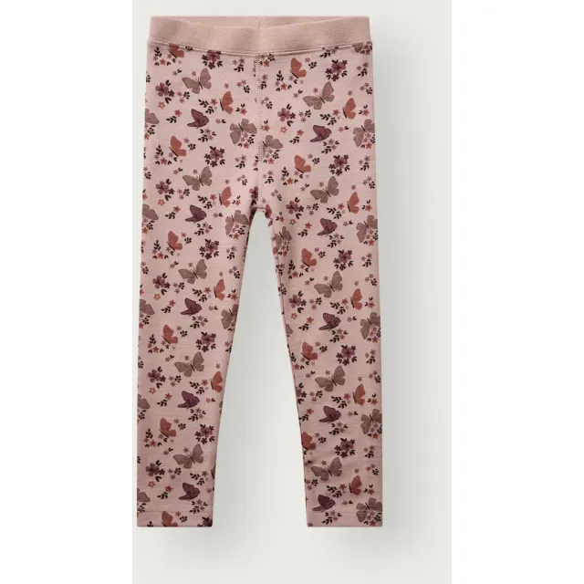 Hust & Claire Liro Butterfly leggings Dusty Rose merinould