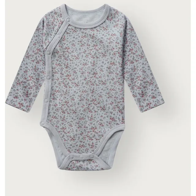 Hust & Claire Baloo Wrap Tiny slå-om-body A Bit Blue uld