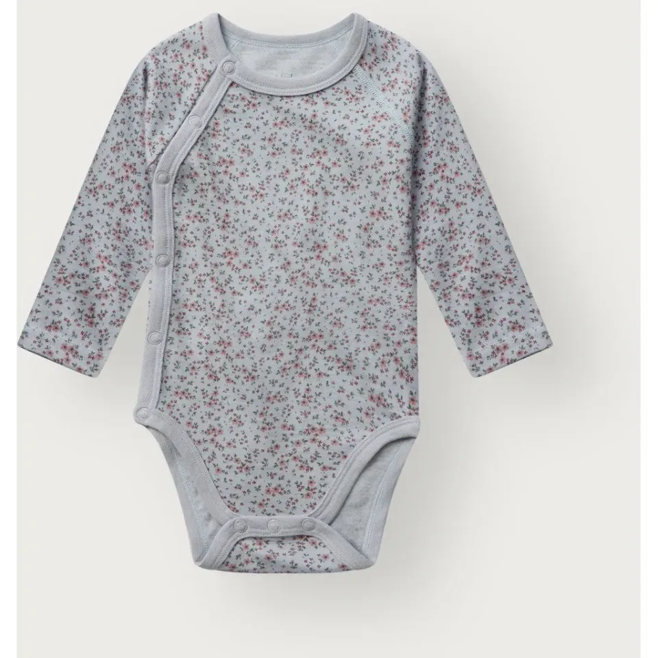Hust & Claire Baloo Wrap Tiny slå-om-body A Bit Blue uld