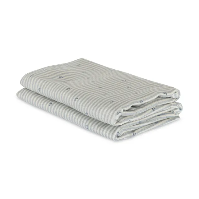 nuuroo Josefine stofble 2-pak 60x60 cm bambus Stripe anchor
