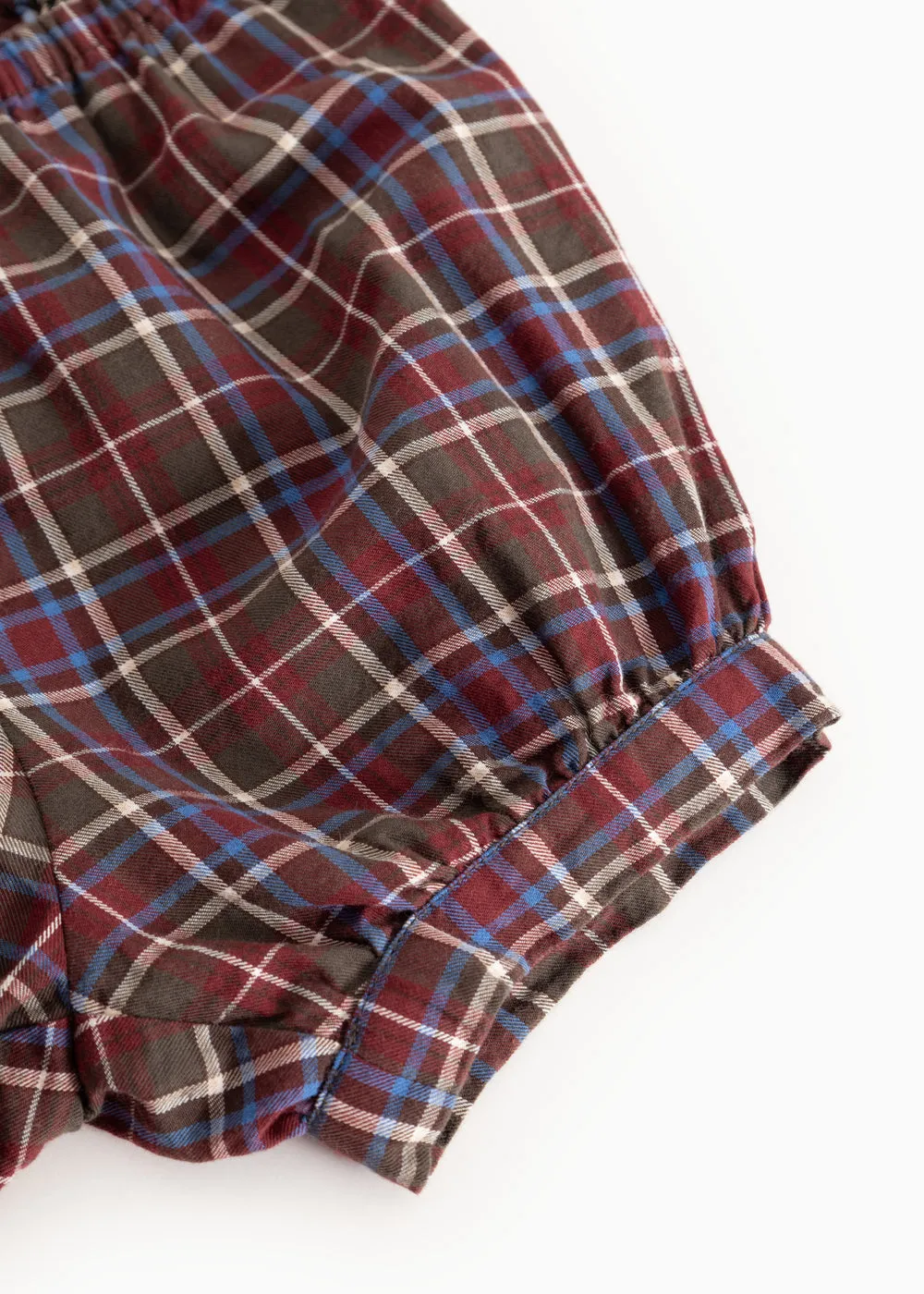 MarMar Pablo bloomers Chocolate Check tern baby