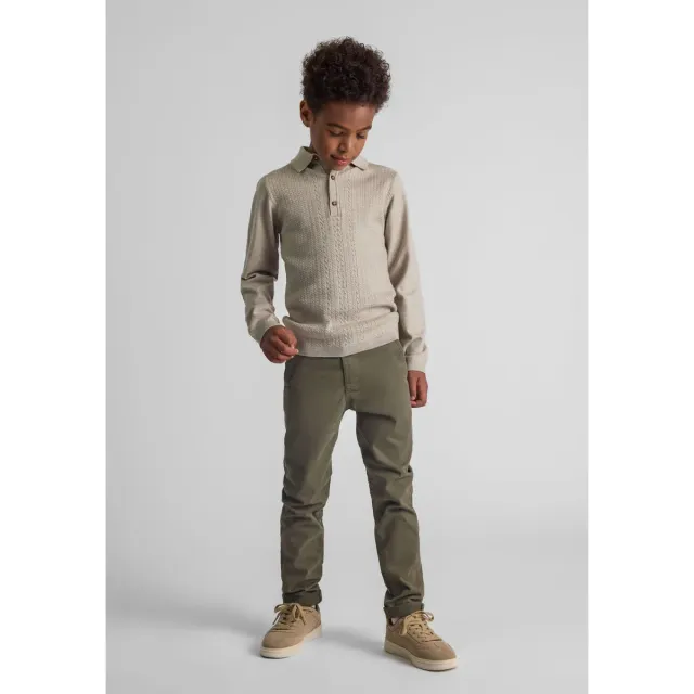 Minoti 43801 chinobukser khaki str 122 elastan