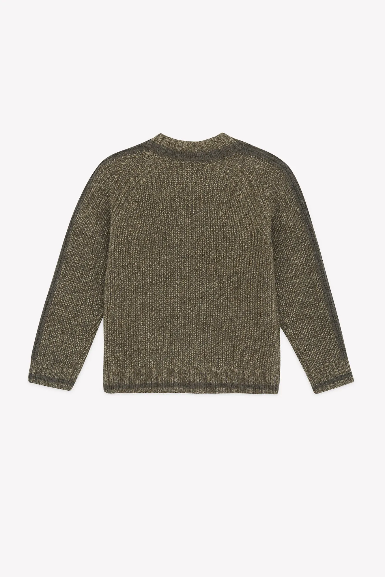 Bonton Pimpon Kaki cardigan kaki uld