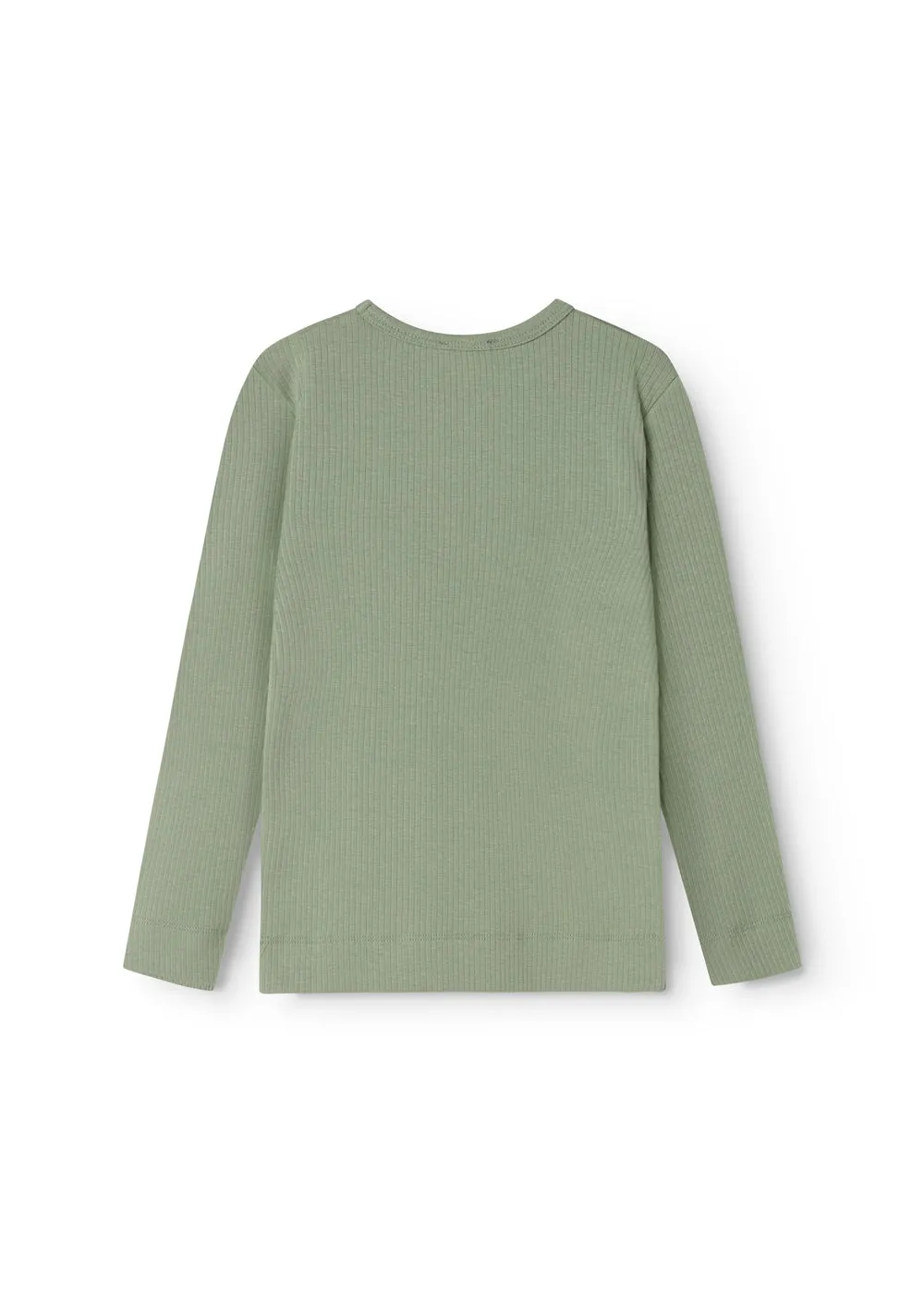 MarMar Plain Tee LS t-shirt Frosted Green modal strækbar