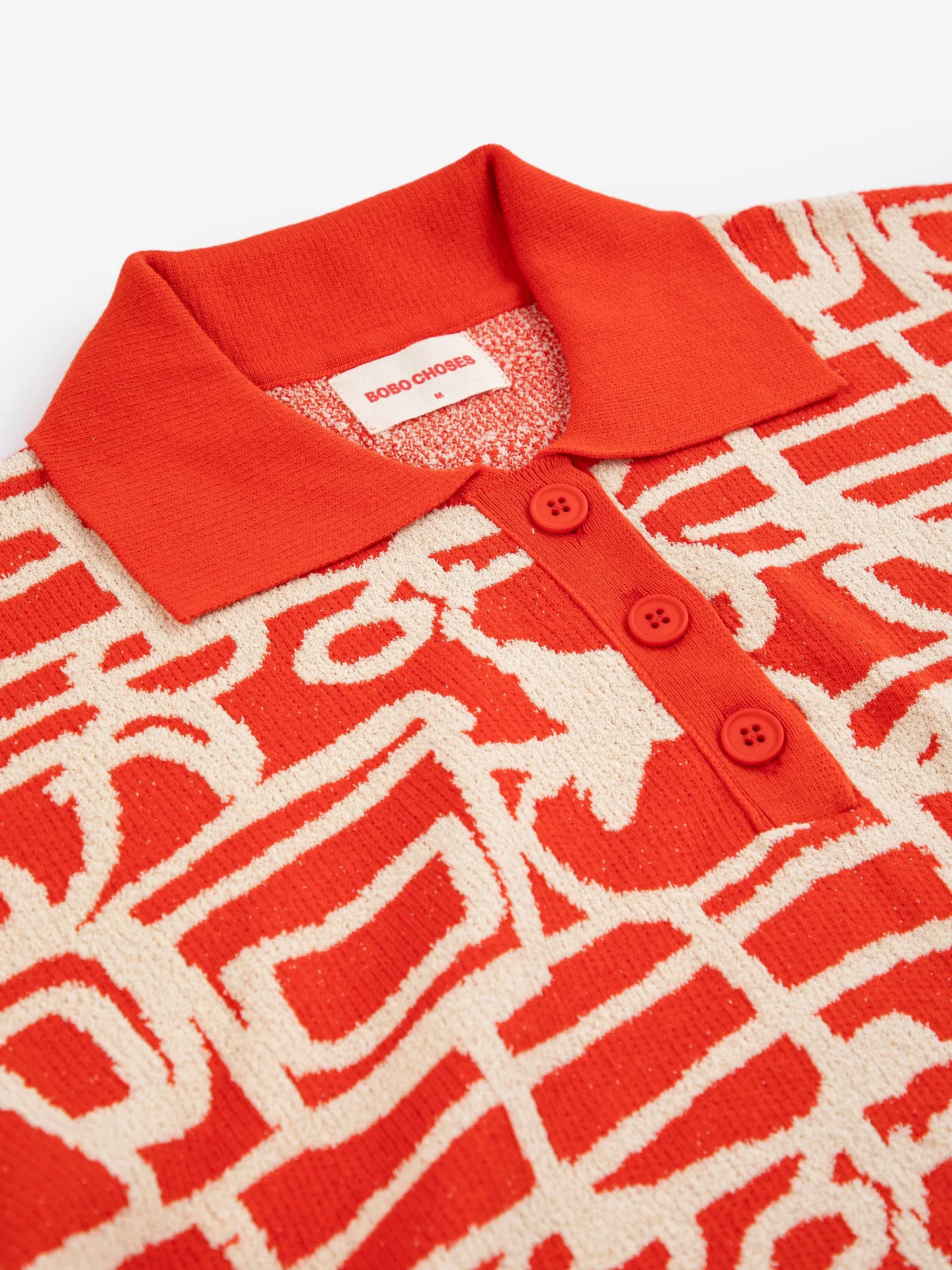 Bobo Choses Cookery sb126ad092 strikpolo jacquard
