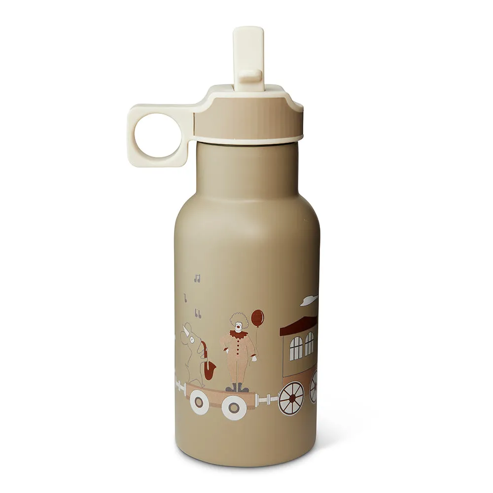 nuuroo Juno Vandflaske 350 ml Carnival train Rustfri
