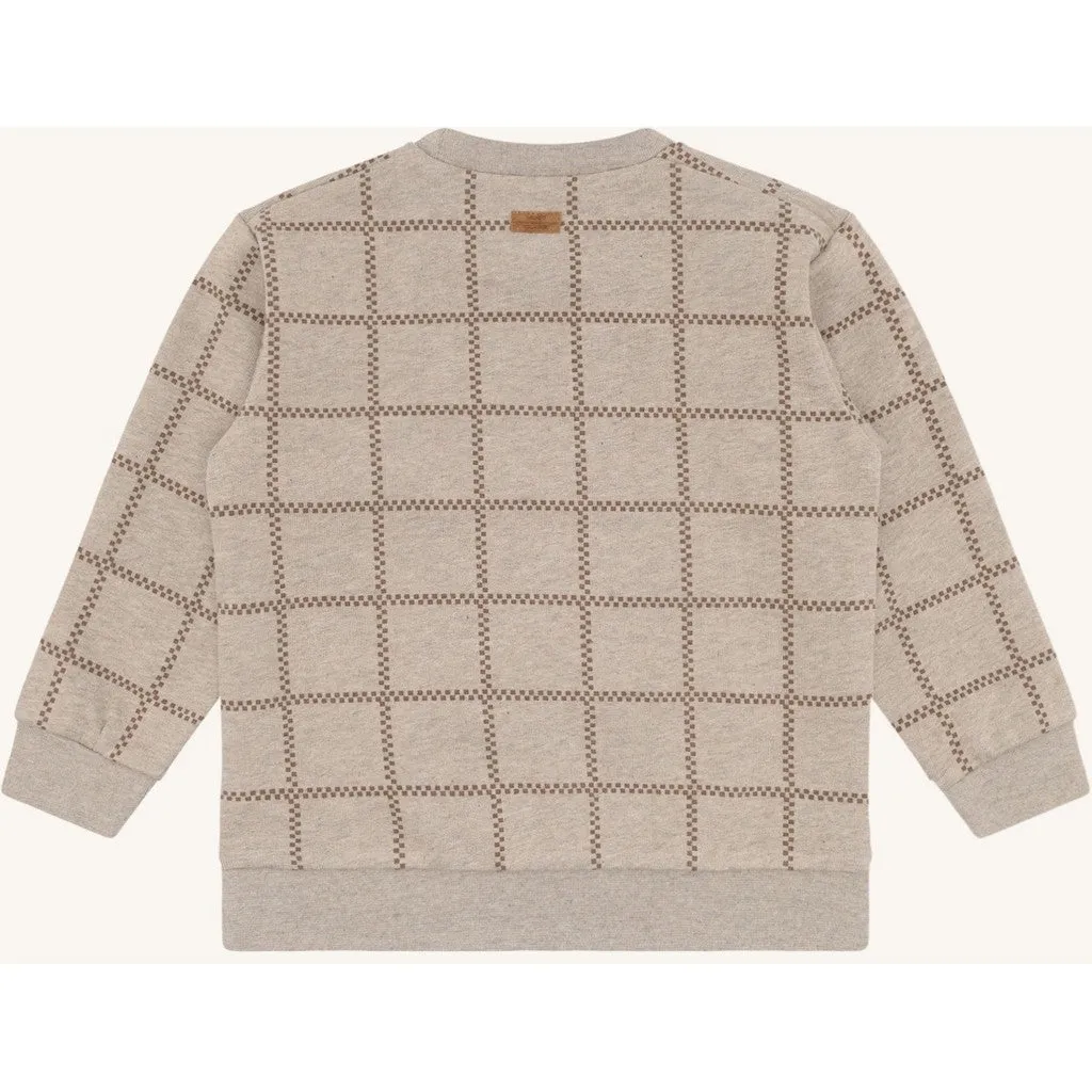 Hust & Claire HCSejer Bear sweatshirt Biscuit bomuld