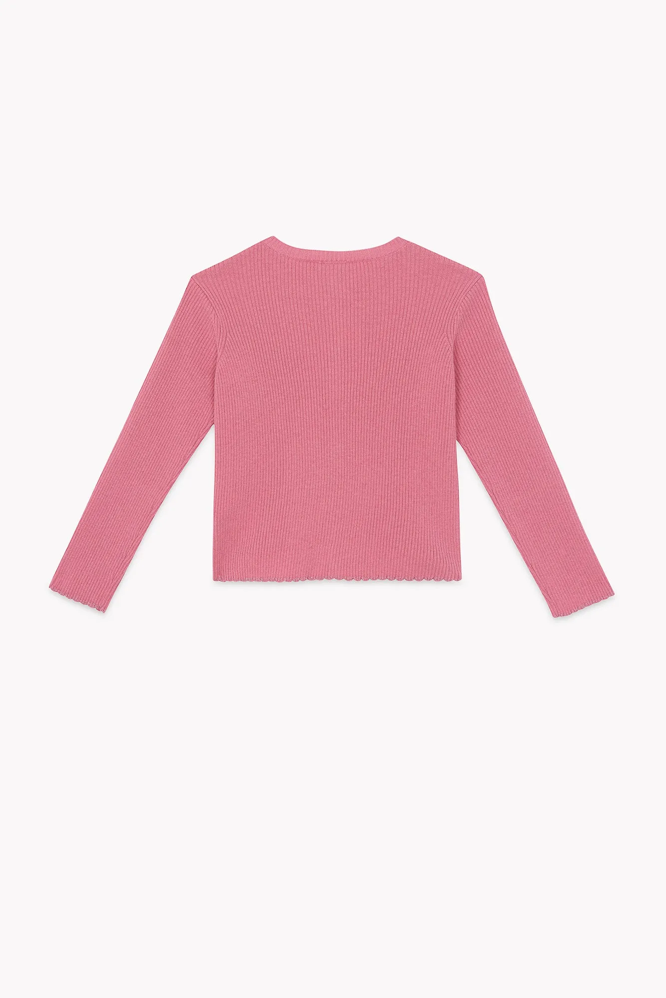 Bonton Lotta cardigan rosa pinkyee strik til pige